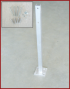 Schilderpfosten Aluminium Aufstellpfosten 50cm